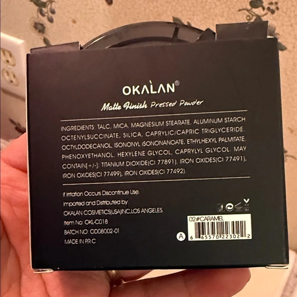 OKALAN Matte Finish Pressed Powder - Tan